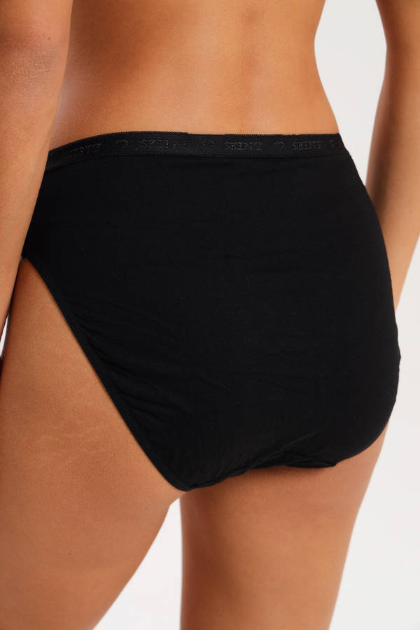 Branded 4 Pack Cotton Stretch Bikini Panties Assorted Box Pack