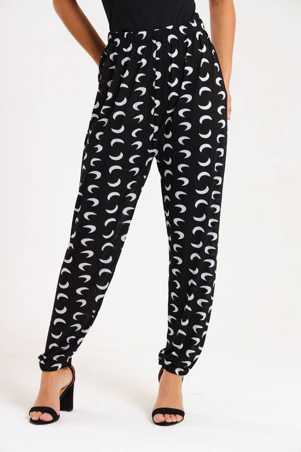 Senza® Casual Harem Wide Leg Everyday Printed Pants