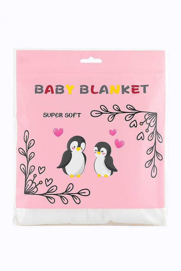 Senza® Plush Luxury Winter Baby Blanket 900mm X 1300mm Blue