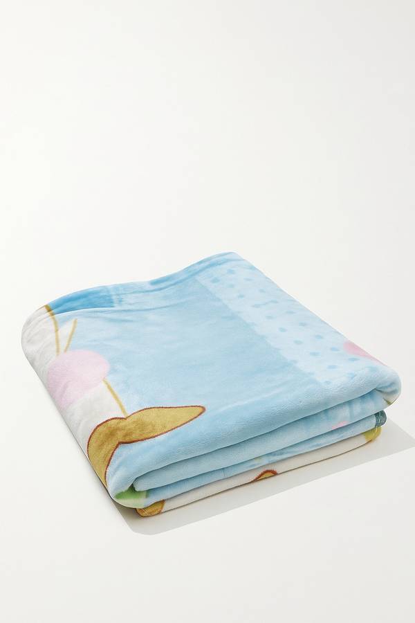 Senza® Plush Luxury Winter Baby Blanket 900mm X 1300mm Blue