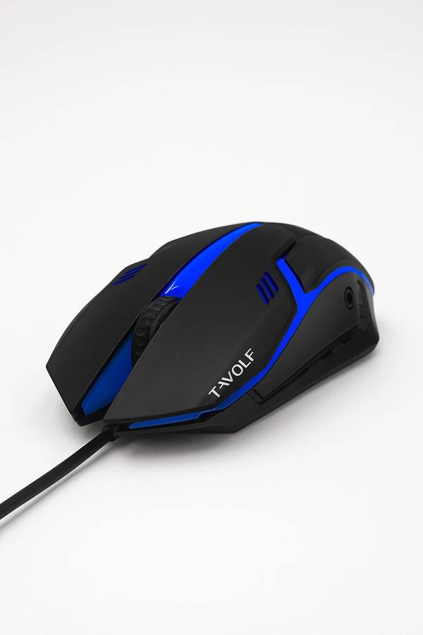 T-wolf V1 RGB Wired Portable USB Gaming Optical Mouse Wired