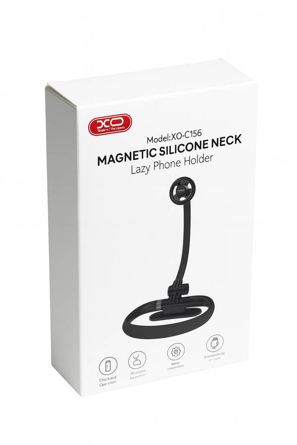 XO-C156 Magnetic Silicone Neck Lazy Phone Holder With Mag-Safe Holder