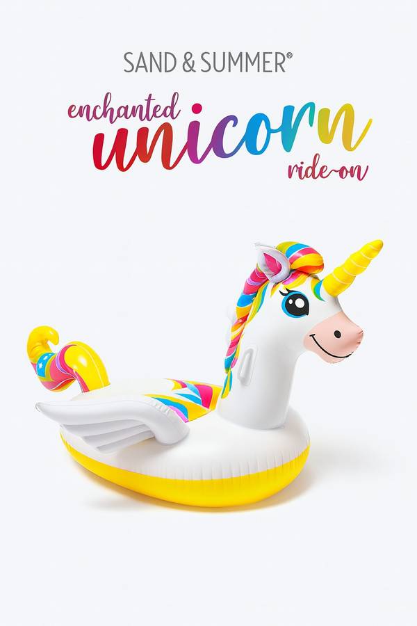 Intex Unicorn Ride-On Inflatable Pool Accessory  XXL 1900mm X 1400mm