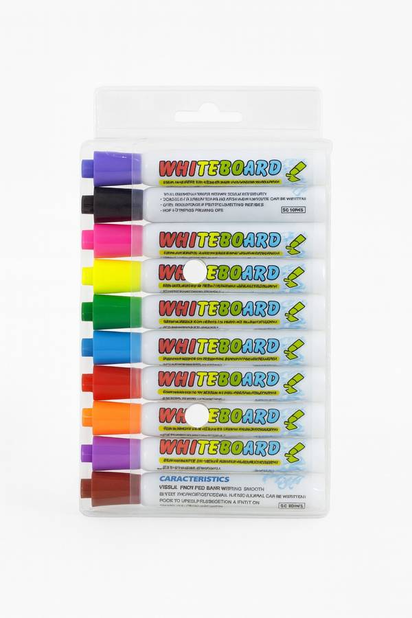 Khoki Multi-Colour Whiteboard Marker Set of 10