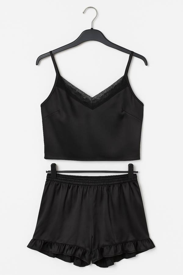 Ladies Strappy Shorty Summer Pyjama Set