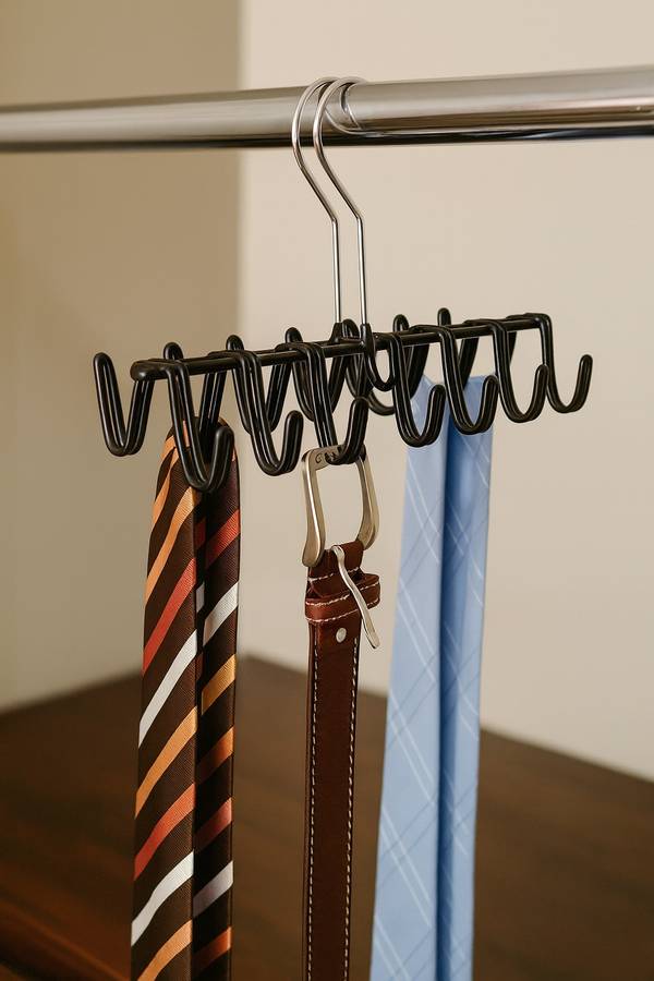Senza® 14 Hook Belt & Tie Rack