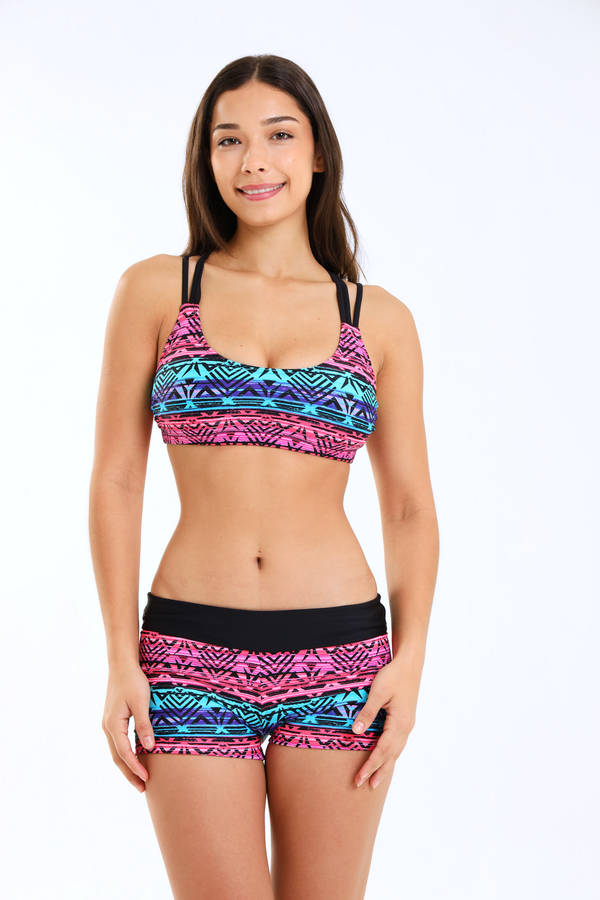 Senza® 3 Piece Tankini Set With Cover Up Vest