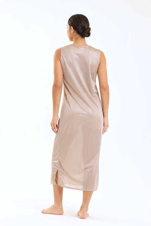 Senza® Wide Strap Full Length Slip Dress