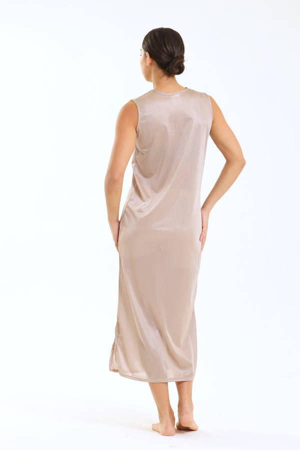 Senza® Wide Strap Full Length Slip Dress