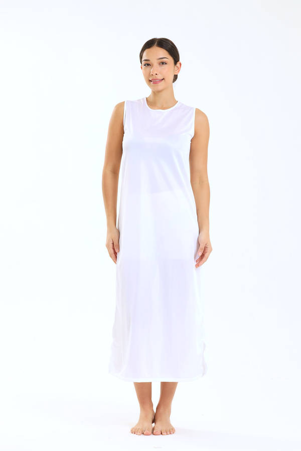 Senza® Wide Strap Full Length Slip Dress