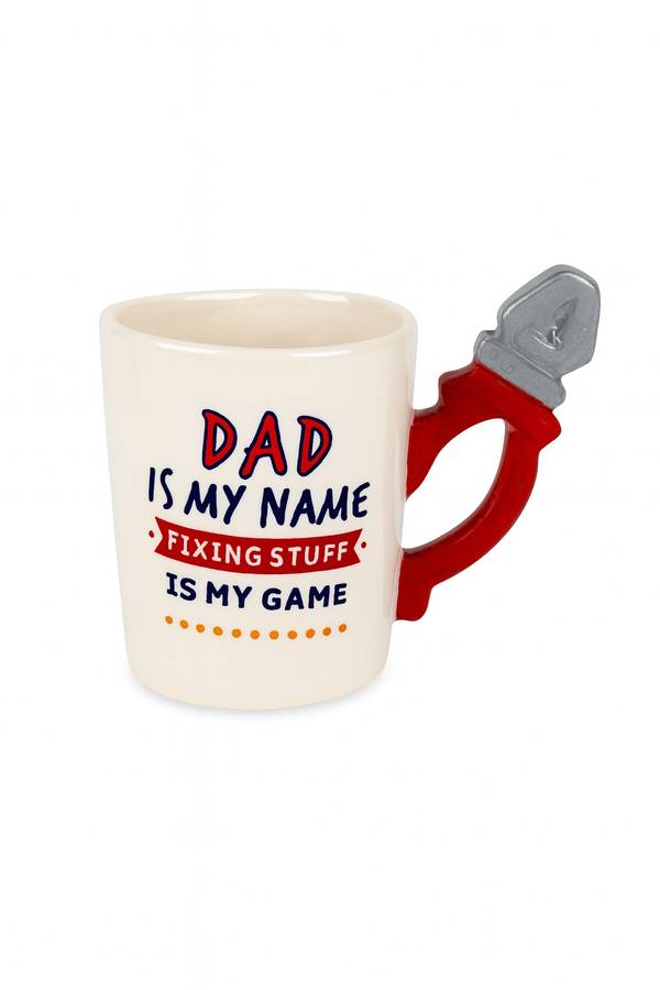 Senza® Slogan 350ml Ceramic Coffee Mug for Dad