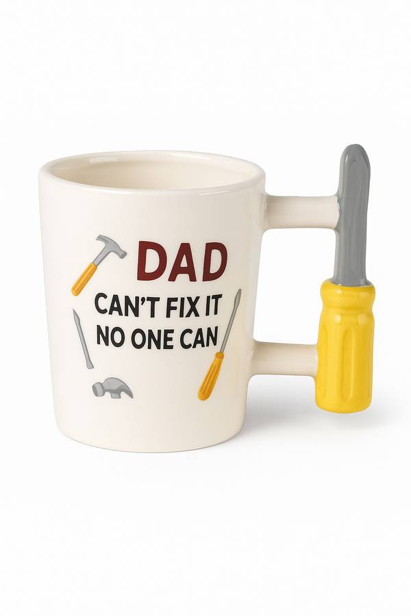 Senza® Slogan 350ml Ceramic Coffee Mug for Dad
