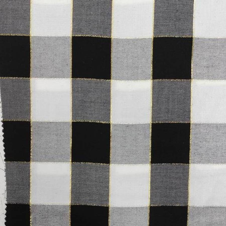 Check rayon #21 White