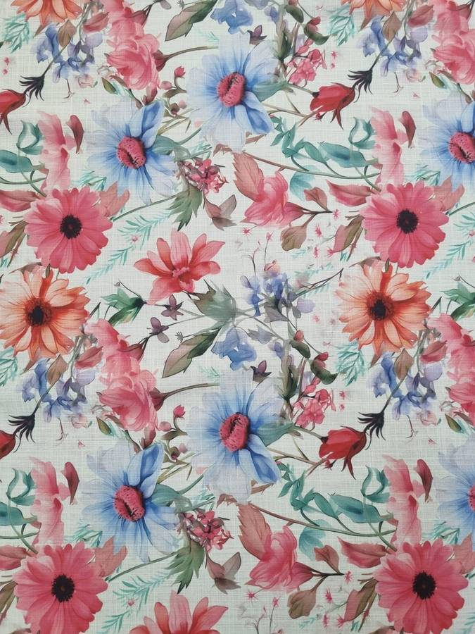 Printed Cotton Linen