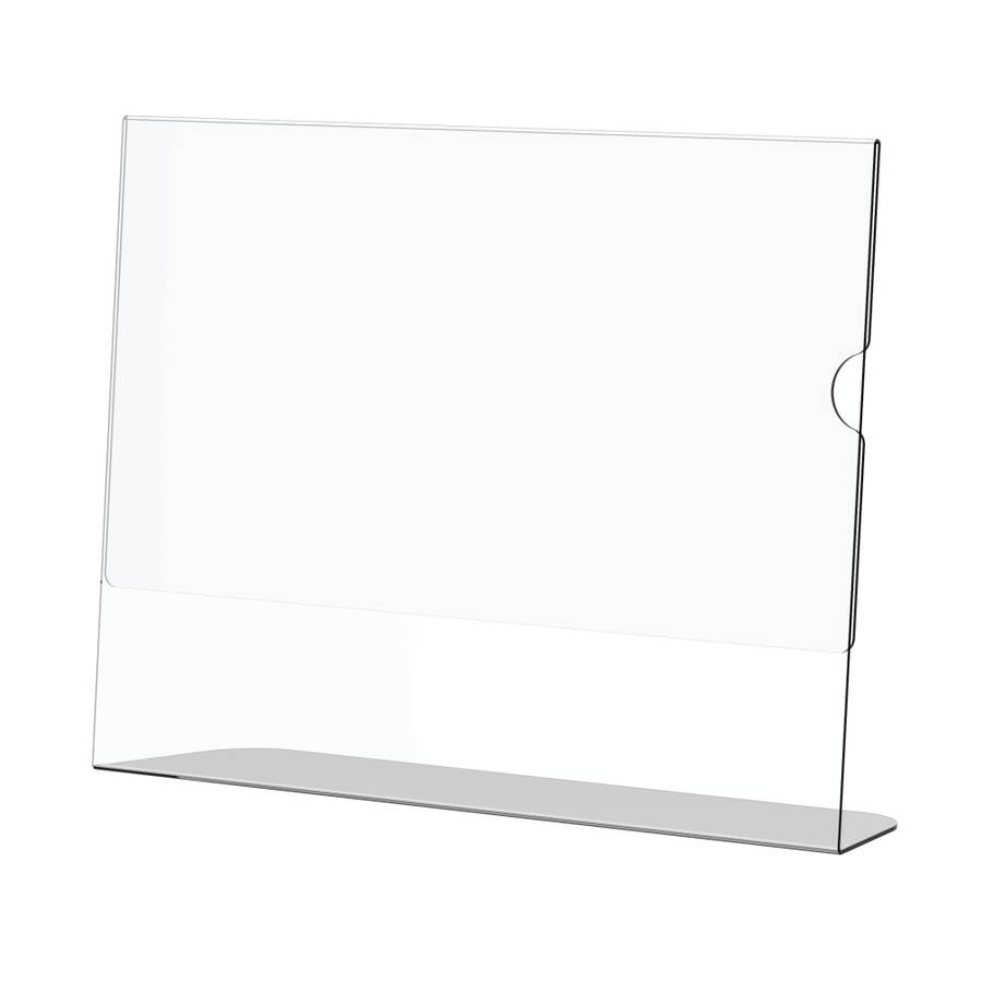 Acrylic Menu Holder - Single Sided - A6 Landscape - Box 5