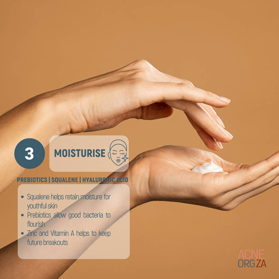 Acne.org.za Moisturise - luxurious moisturiser for Acne-prone skin