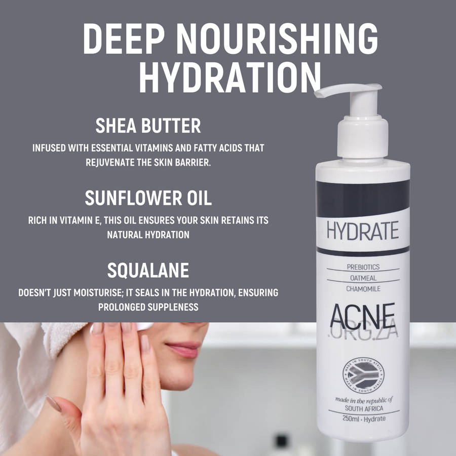 Acne.org.za - HYDRATE - Anti-inflammatory & Deep nourishing moisturiser