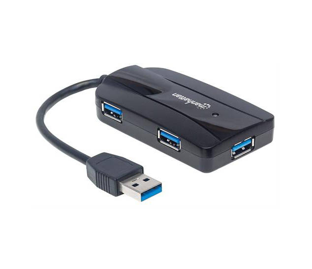 Manhattan SuperSpeed USB 3.0 Hub and Card Reader/Writer