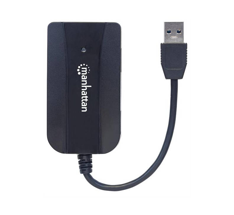 Manhattan SuperSpeed USB 3.0 Hub and Card Reader/Writer