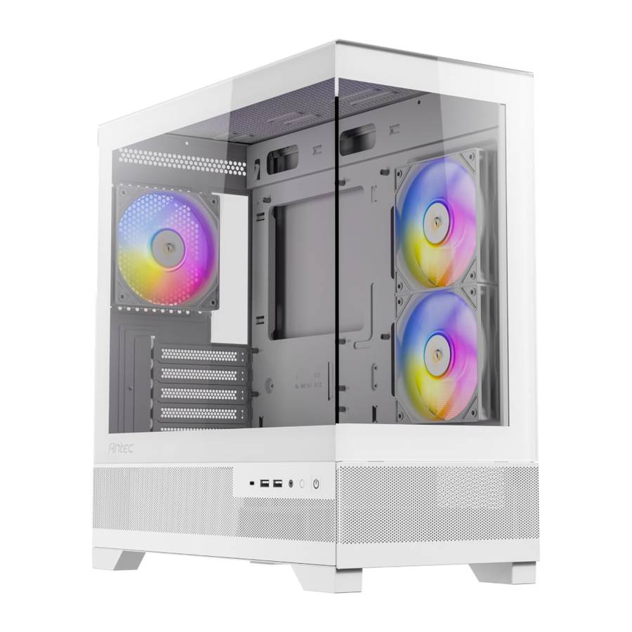Antec CX500M Micro-ATX | ITX RGB Mini-Tower Gaming Chassis Type-C  White