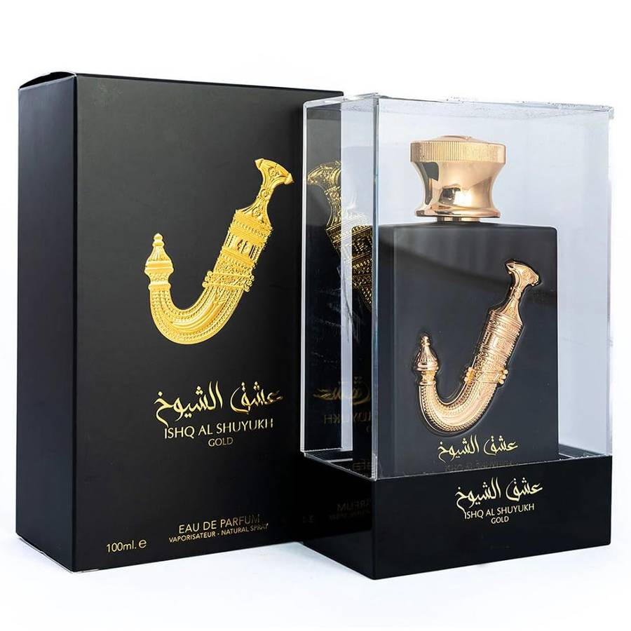 Ishq Al Shuyukh Gold With 3ml Free Perfume Spray - Unisex - EDP 100ml