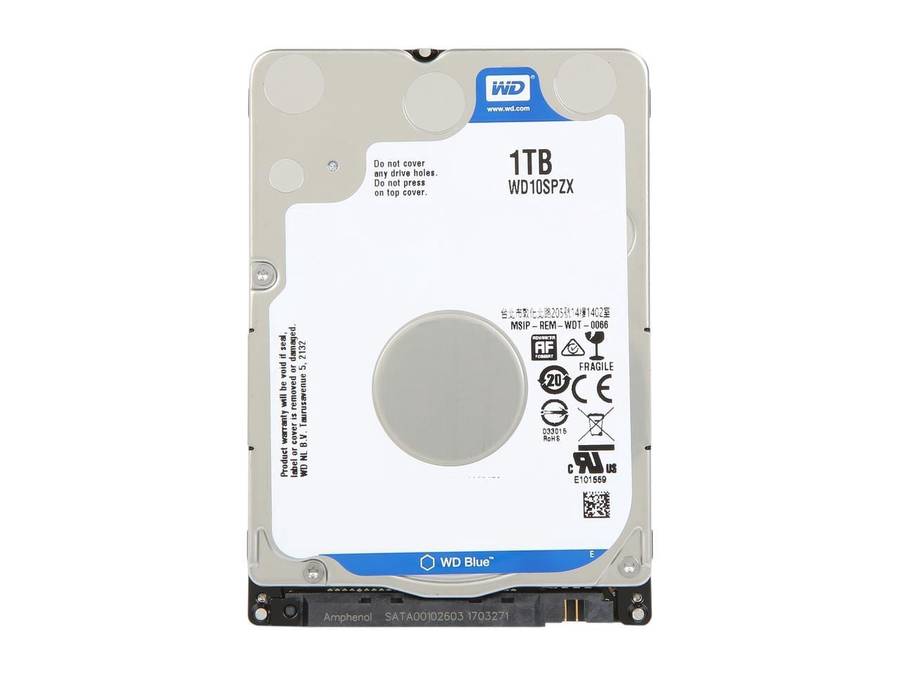 WD Blue 1TB 8MB 2.5 SATA HDD