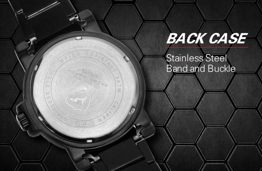 GENUINE SHARK Greenland Shark Sport Watch Men Luxury Brand