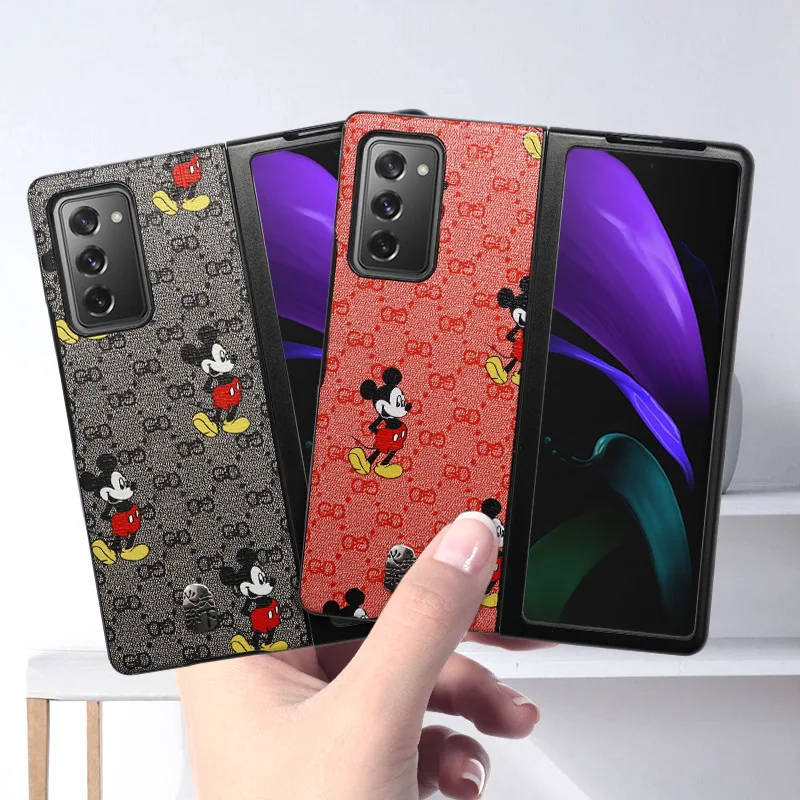 Disney original Mickey Minnie phone case for Samsung Galaxy Fold 1/2 / Mate X2 folding ant