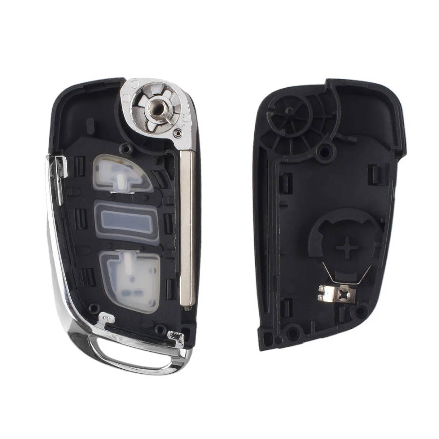 2 Buttons Modified Flip Folding Remote Key Shell Case For Peugeot 207 307 308 407 807