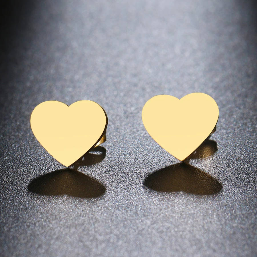 Retail Price R550 Stainless Earring Ref 10 Heart - DO NOT FADE
