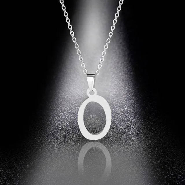 Genuine Letter " O " Pendant ONLY -  Stainless Steel  - DO NOT FADE