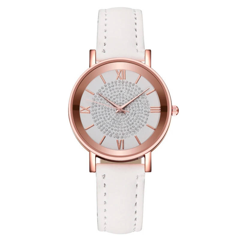 Sky Dial Watches for Women Fashion Watch - White