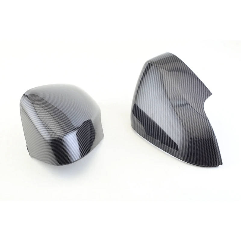 Pair Left & Right Carbon Fiber Side Rearview Mirror Cover Cap for Volvo C30 S60 S80 S40 V50 V70