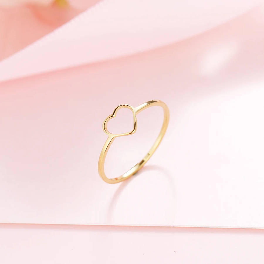 Genuine Stainless Steel Lucky-overflow Best Friend Ring Size 8 - WILL NOT FADE