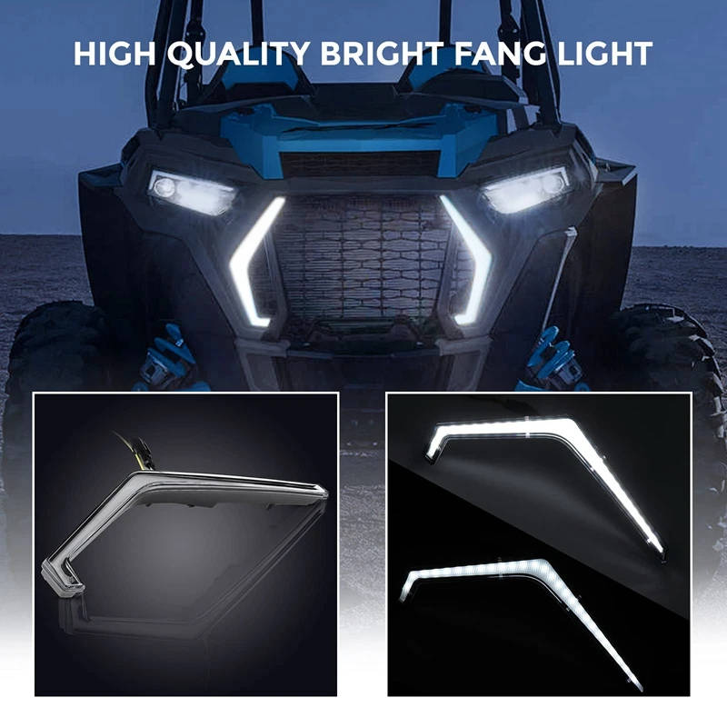 Motorcycle Front Driver Signature Light Turn Signal Light for Polaris RZR XP Turbo 4 Turbo Xp 1000 4