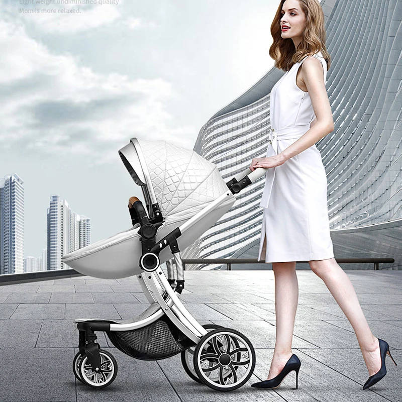 Baby Stroller High Landscape Carriage 2020 New 2 In 1 Infant Travel Pram Baby Carriage Portable Cart