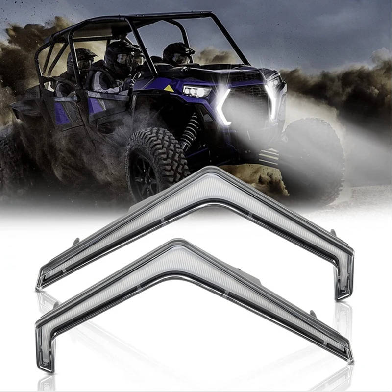 Motorcycle Front Driver Signature Light Turn Signal Light for Polaris RZR XP Turbo 4 Turbo Xp 1000 4