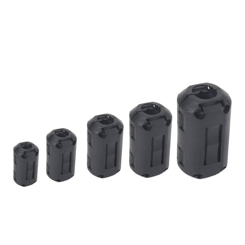 20 PCS Car Anti-interference Degaussing Ring Ferrite Ring Cable Clip Core Noise Suppressor Filter