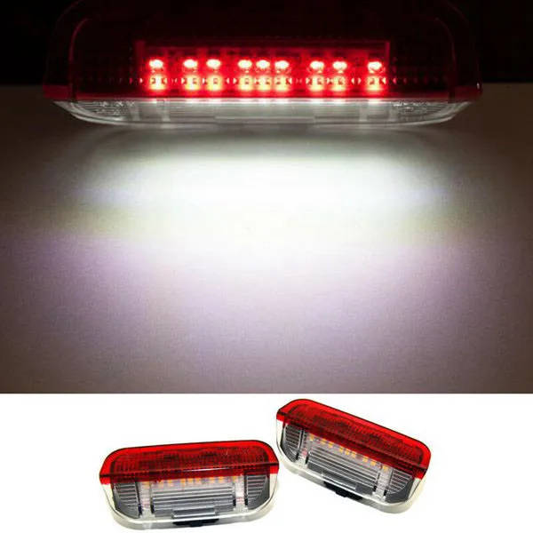 4Pcs Car LED Door Warning Light Welcome Projector for Golf 6 7 Jetta MK5 MK6 Passat B6 B7 CC TIGUAN