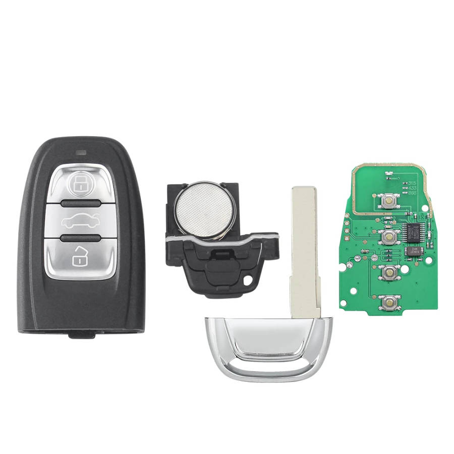 Semi Smart Keyless Remote Car Key Fob For Audi Q5 A4L A5 A6 A7 A8 RS4 S4 S5