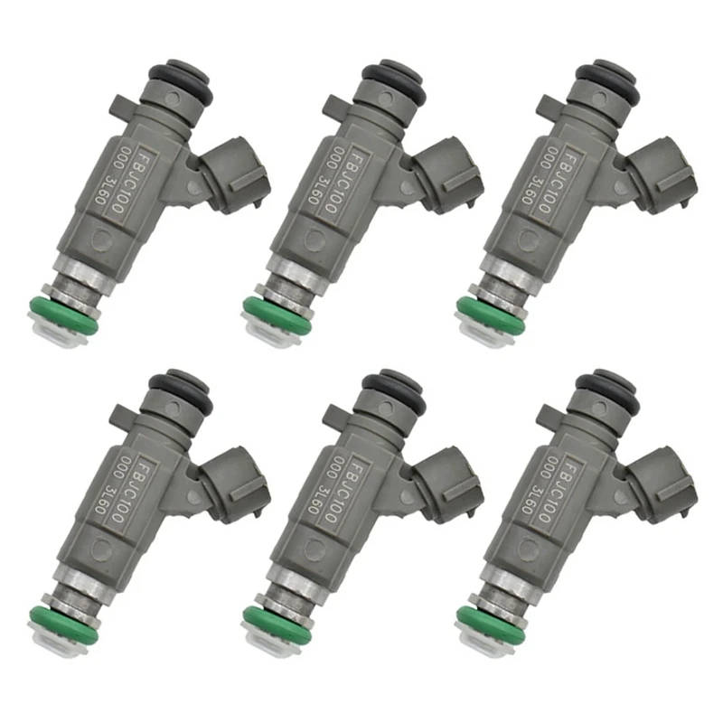 6Pcs Fuel Injectors Nozzle FBJC100 for Nissan X-Trail T30 T31 2.5 Infiniti Petrol Nozzle