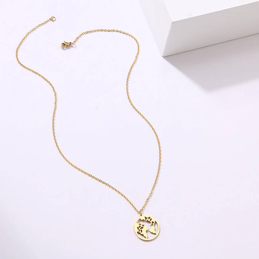 Retail Price R 850 / Genuine Stainless Steel Necklace Gold Color