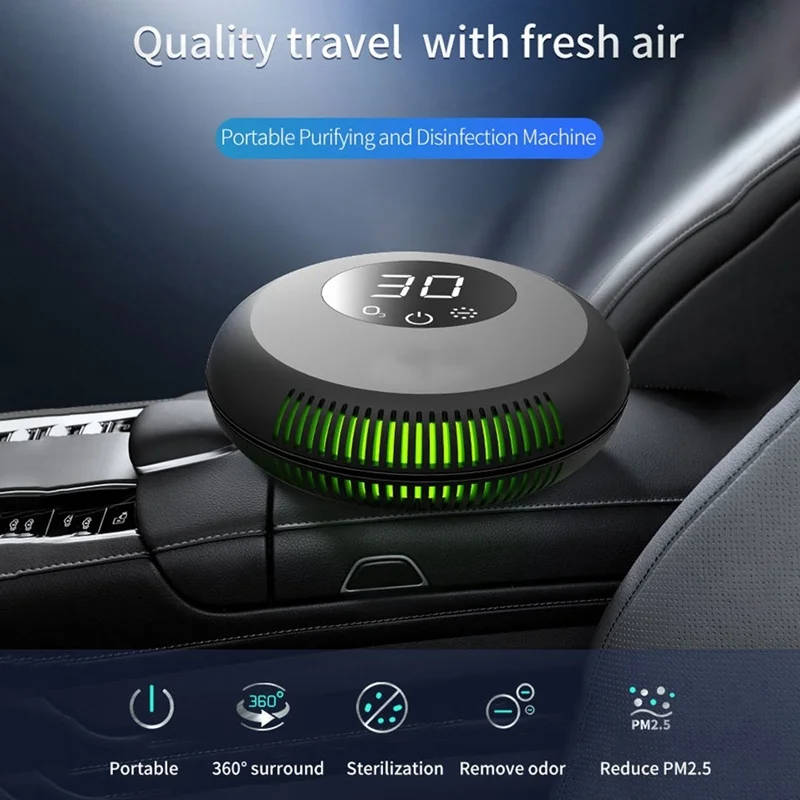 Car Ionizer Air Purifier Air Freshener PM2.5 Dust Smoke Cleaner for Home/Car/Office/Taxi