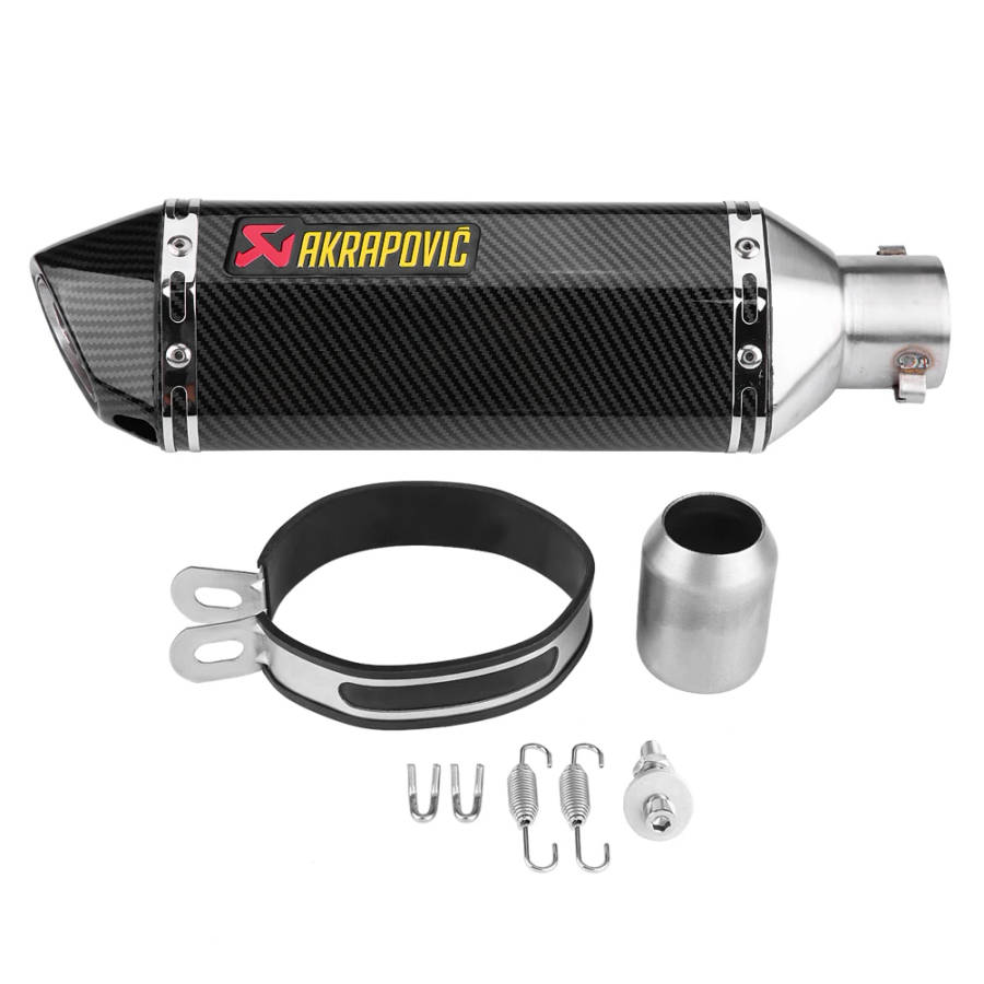 Akrapovic 470mm Universal Carbon Fiber Color Motorcycle Scooter Modified Muffler
