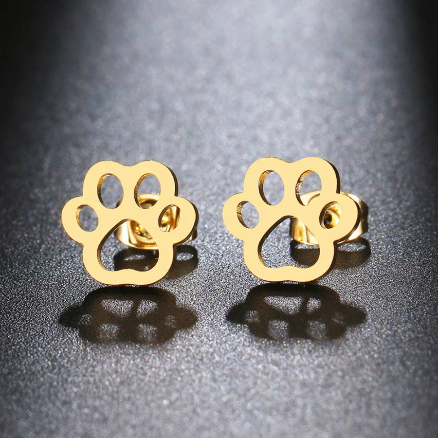 Retail Price R550 Stainless Earring Ref 4 Paw - DO NOT FADE