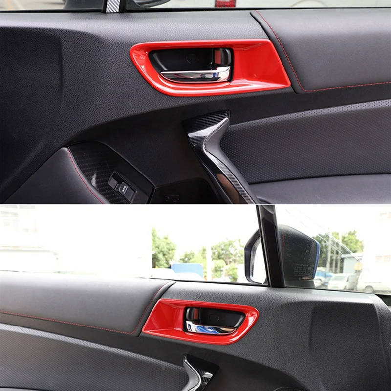 For Subaru BRZ Toyota 86 2012-2020 Car Inner Door Handle Bowl Decor Cover Window Lift Switch Panel