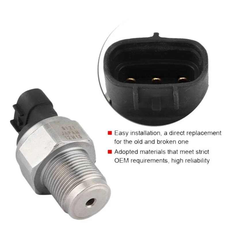 Diesel-Common Rail Fuel Pressure Sensor for Toyota Hilux 2AD-FTV Hiace D4D 3.0L Avensis Combi 2.2L