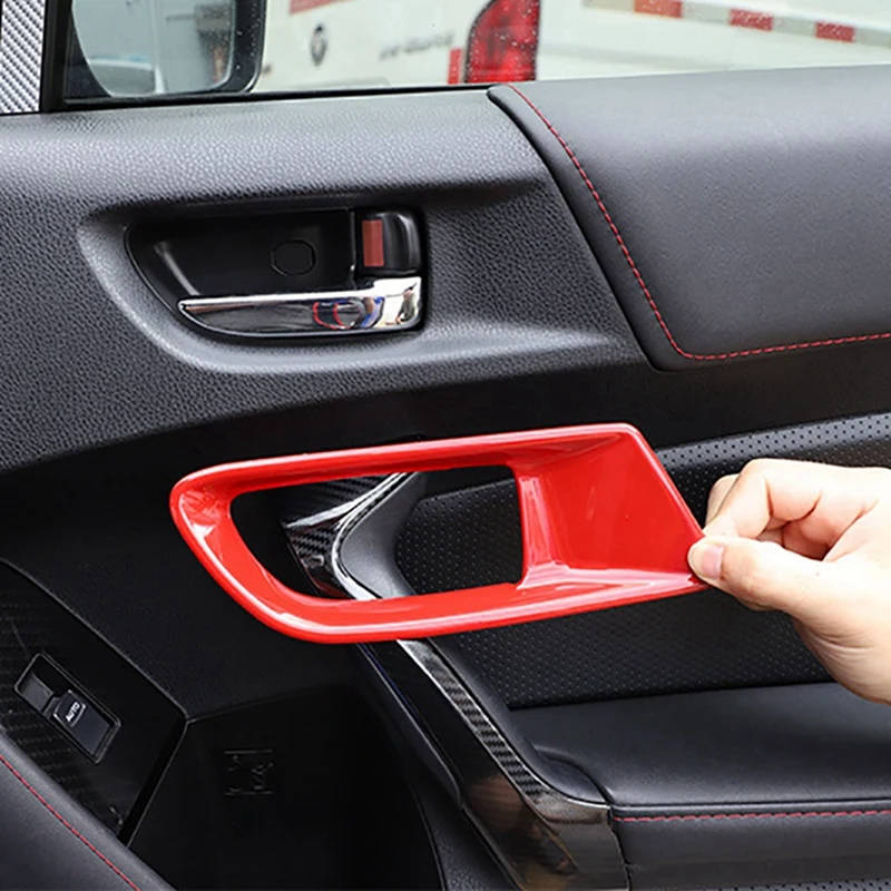 For Subaru BRZ Toyota 86 2012-2020 Car Inner Door Handle Bowl Decor Cover Window Lift Switch Panel