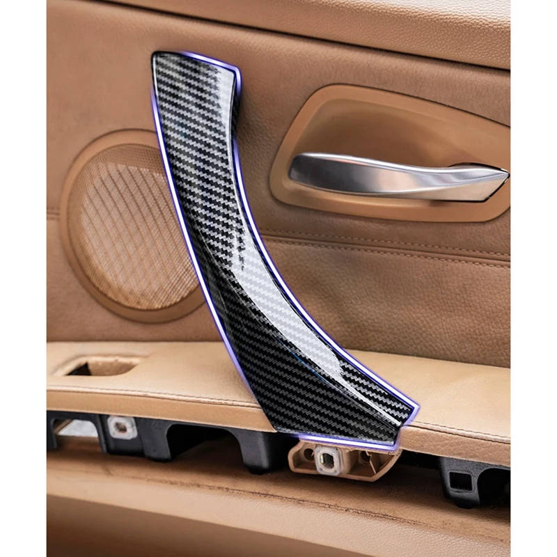 6Pcs Car Inner Door Handle Cover Trim Pull Grab Panel Handle for-BMW 3 Series E90 E91 2005-2012