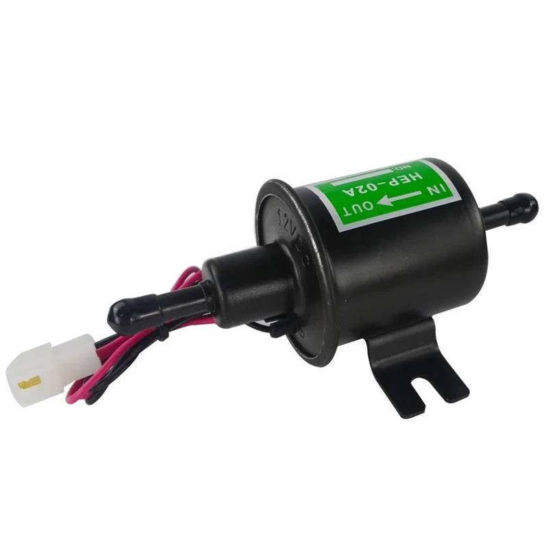 12V Heavy Duty Electric Fuel Pump Metal Solid Petrol Inline Fuel Pump Gasoline Transfer Pump